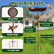 Stillwater™ Standing Bird Bath