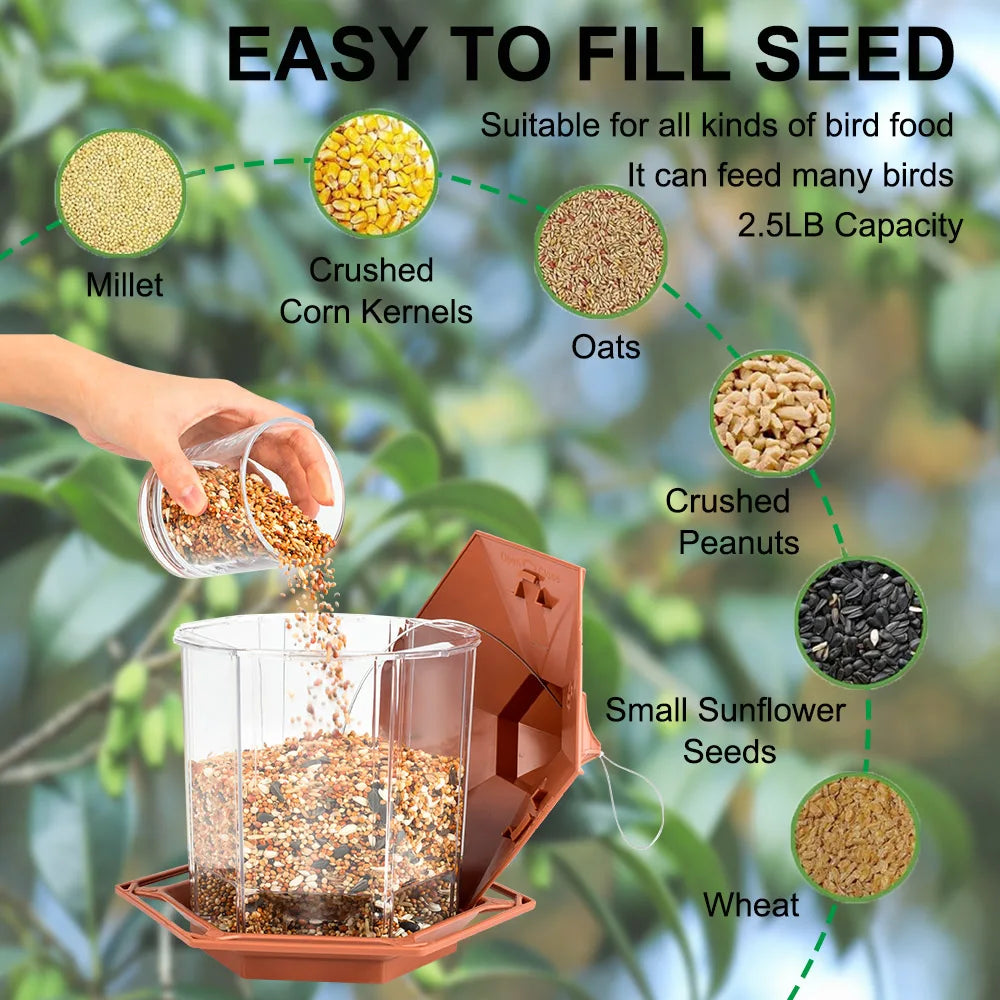 DryPerch™ All-Weather Bird Feeder